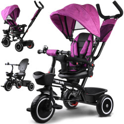 Trojkolka Tiny Bike 3v1 so strieškou – ru...